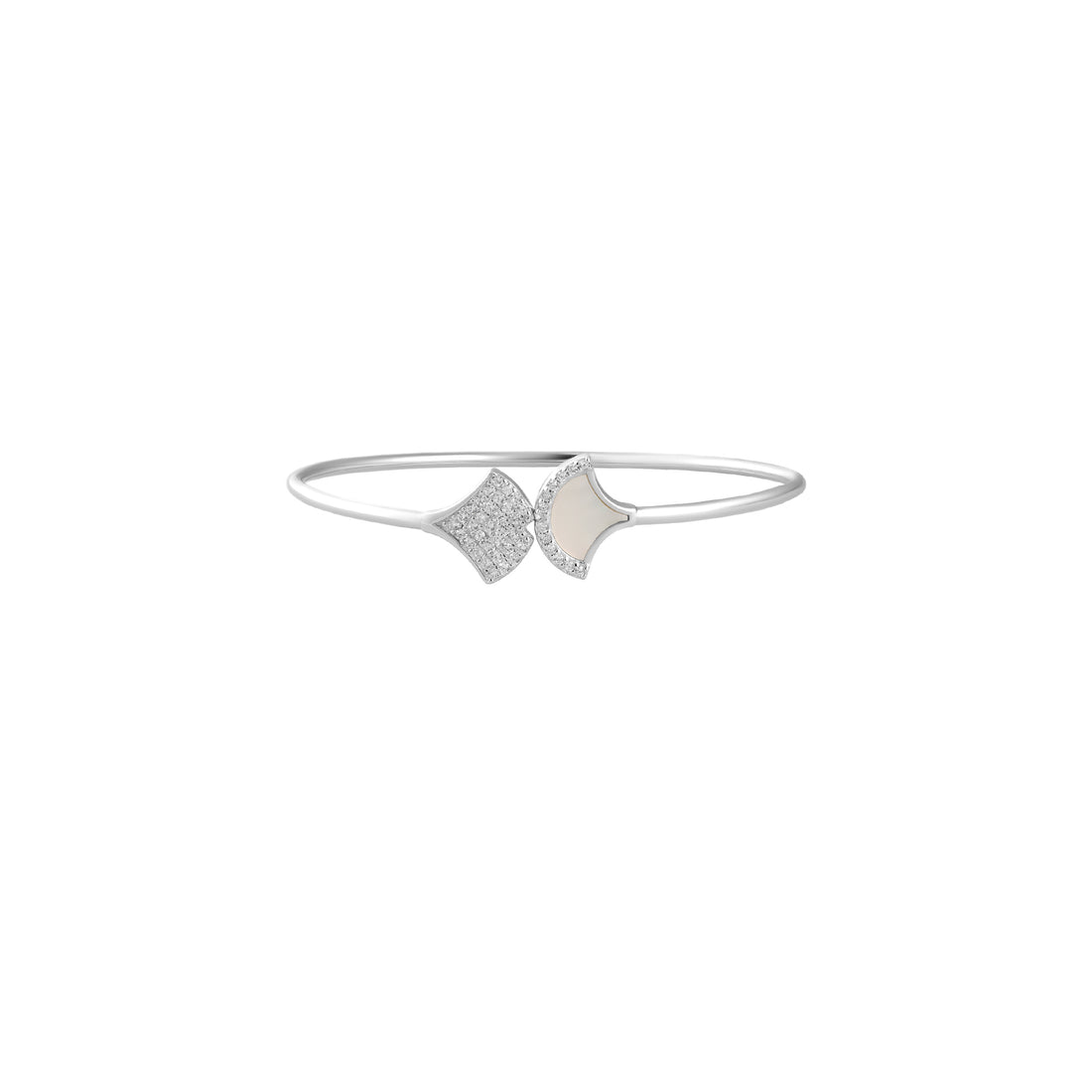 Sleek Minimalist Silver Kada