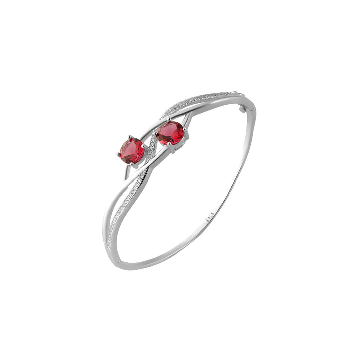 Elegant Pink Double Diamond Kada