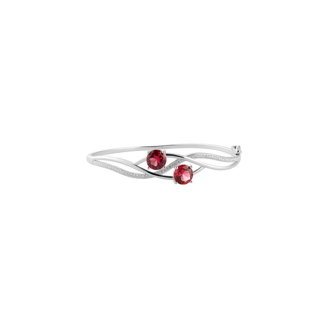 Elegant Pink Double Diamond Kada