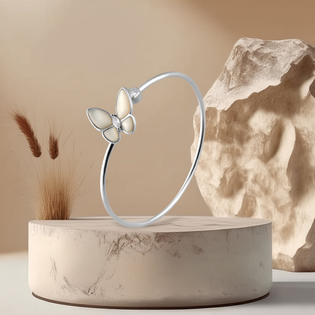 Delicate Butterfly Charm Kada