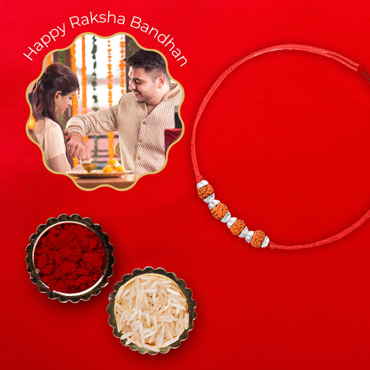 4 Divine Rudraksh Rakhi