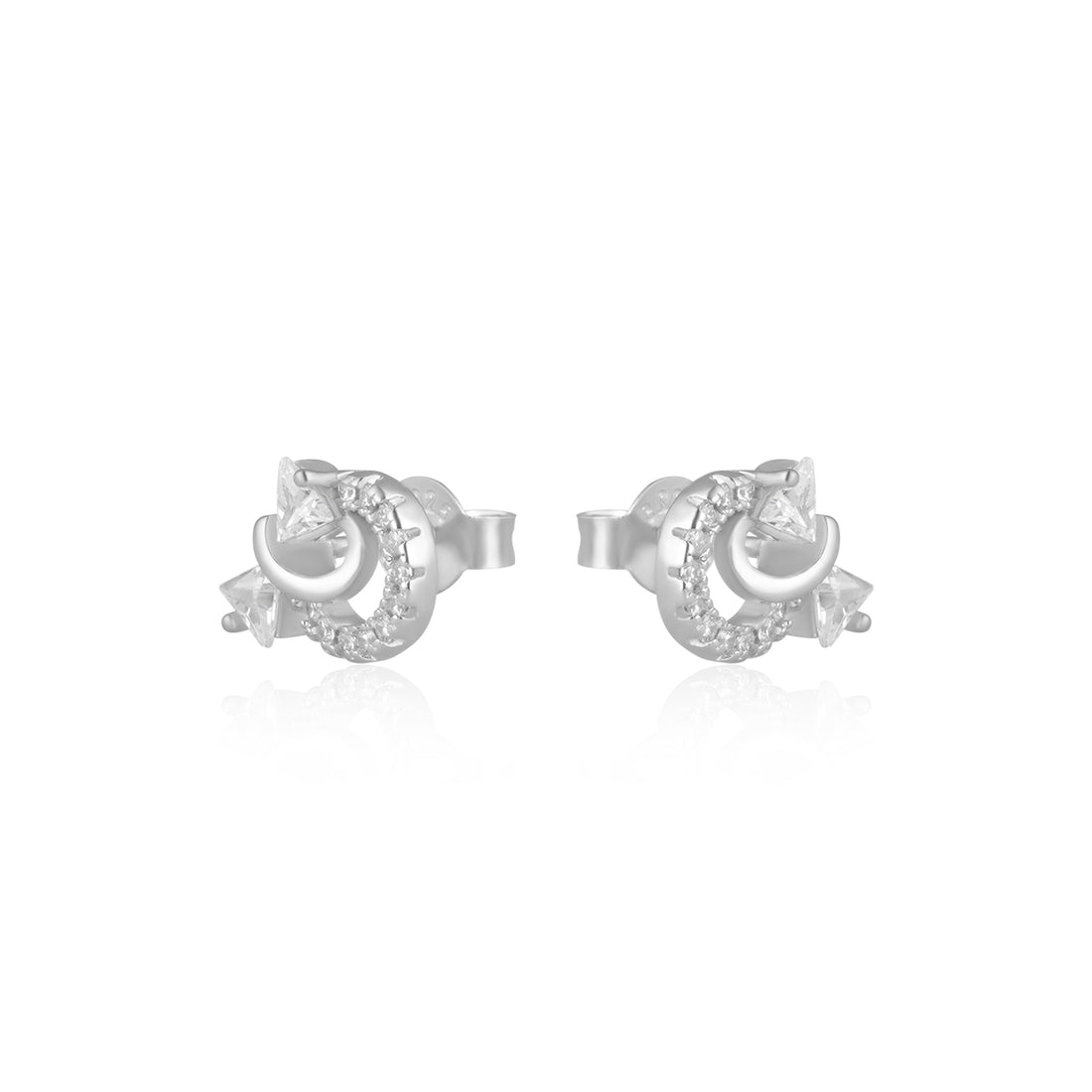 Circle Bow Earrings