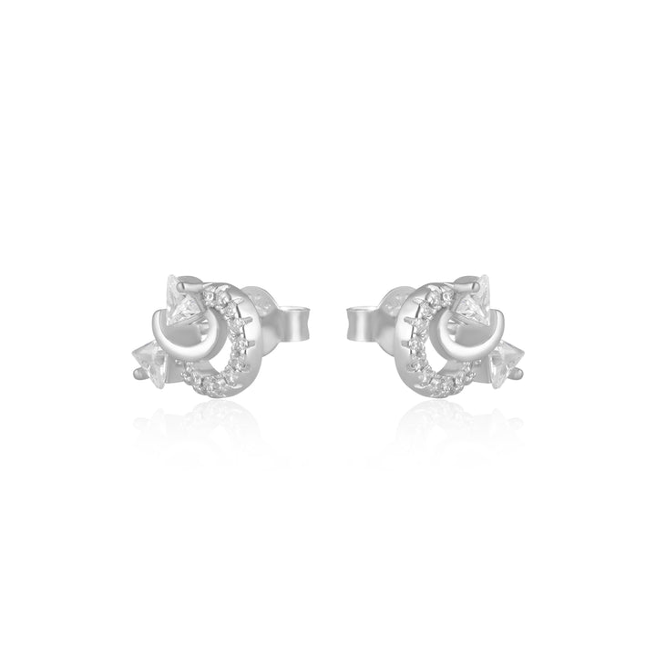 Circle Bow Earrings