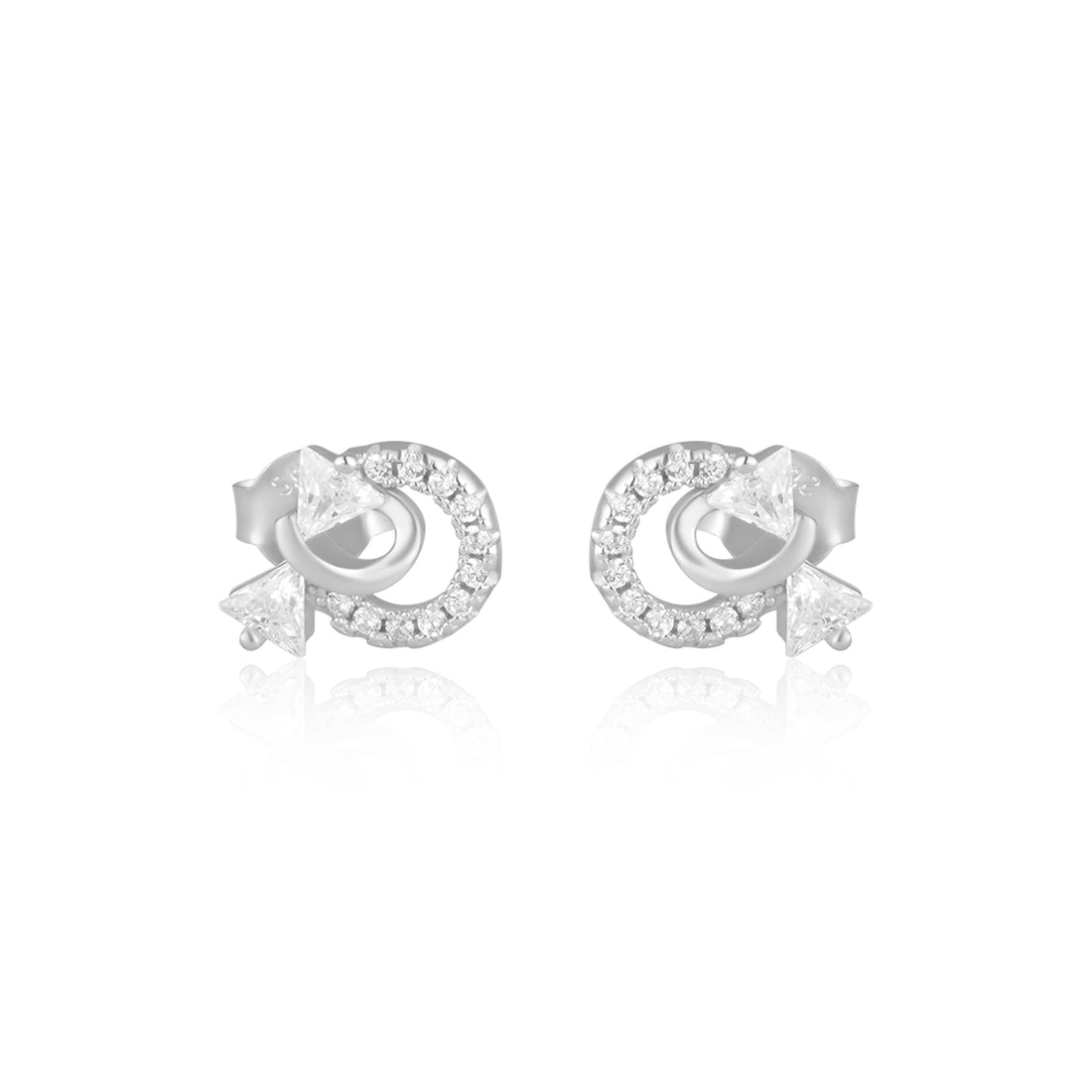 Circle Bow Earrings