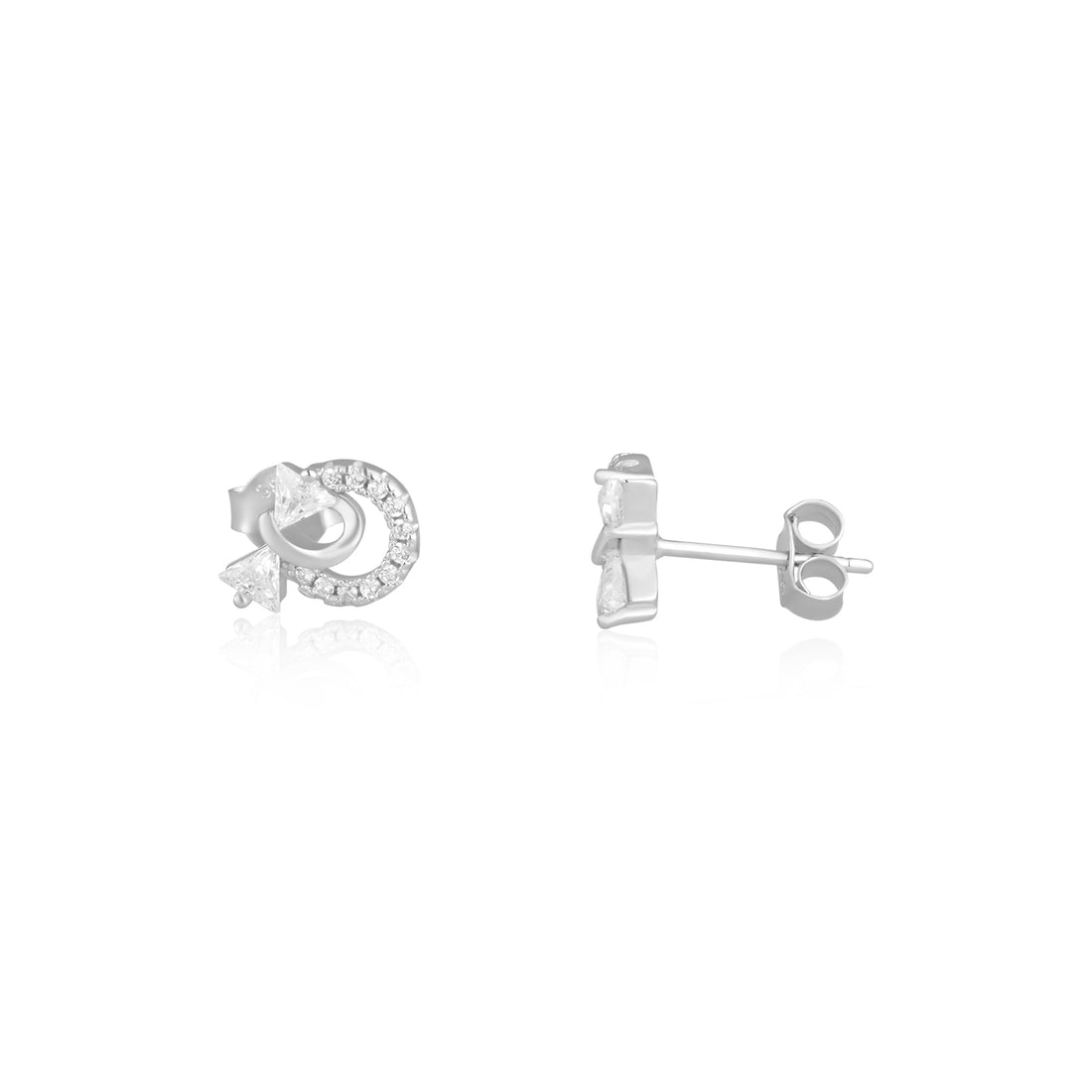 Circle Bow Earrings