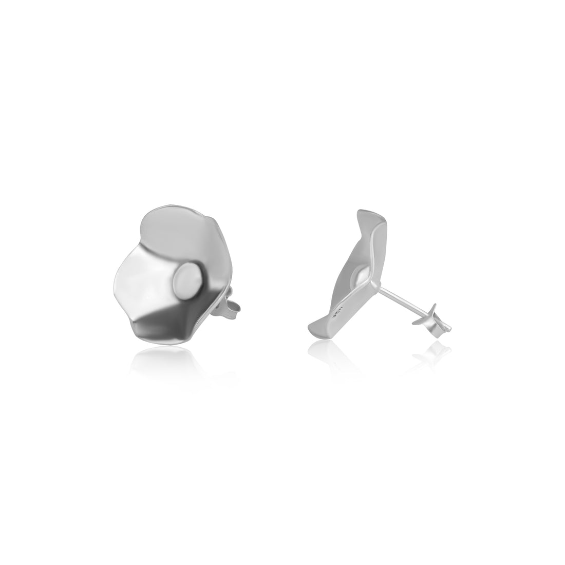 Sterling Flower Earrings