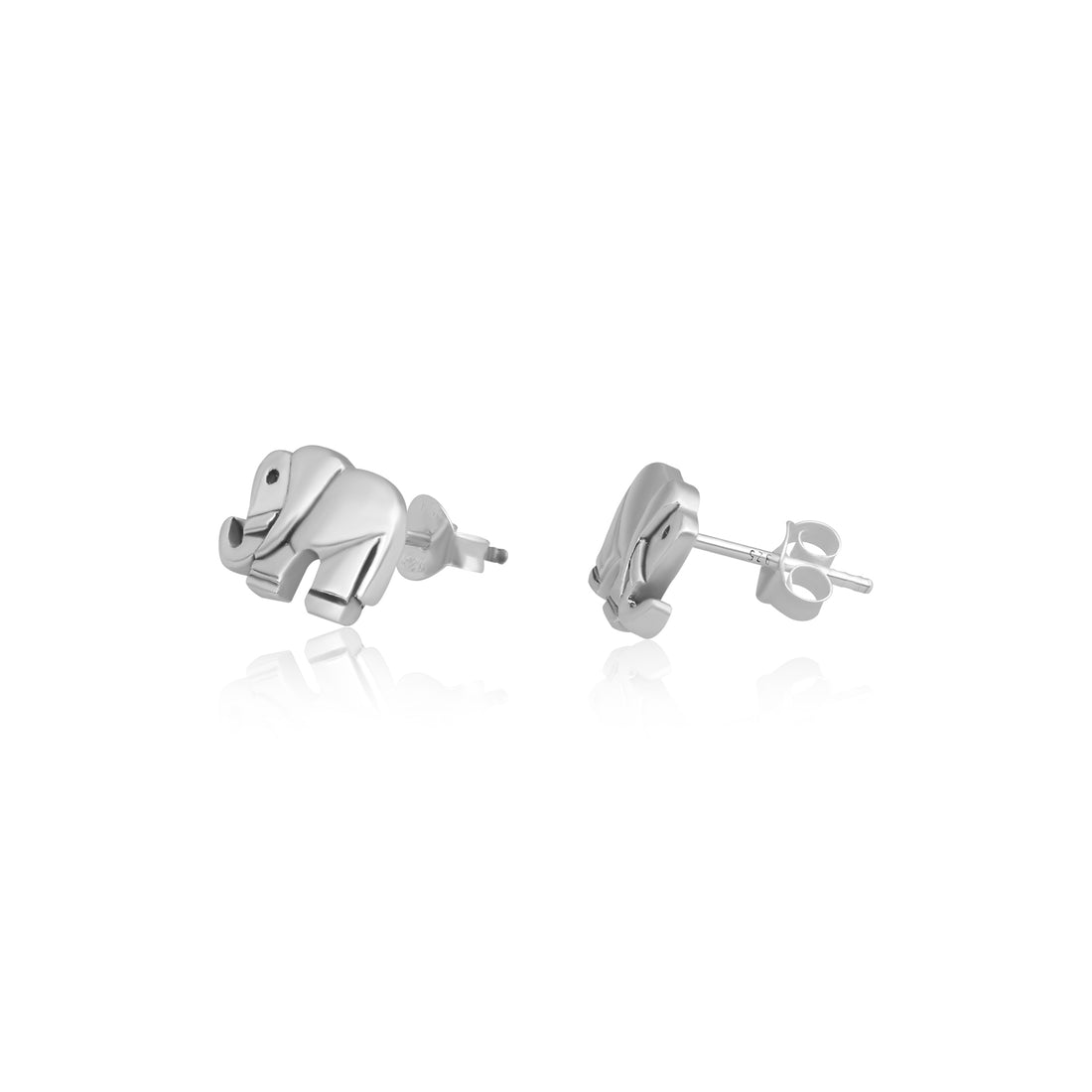 Oxodized Elephant Earrings
