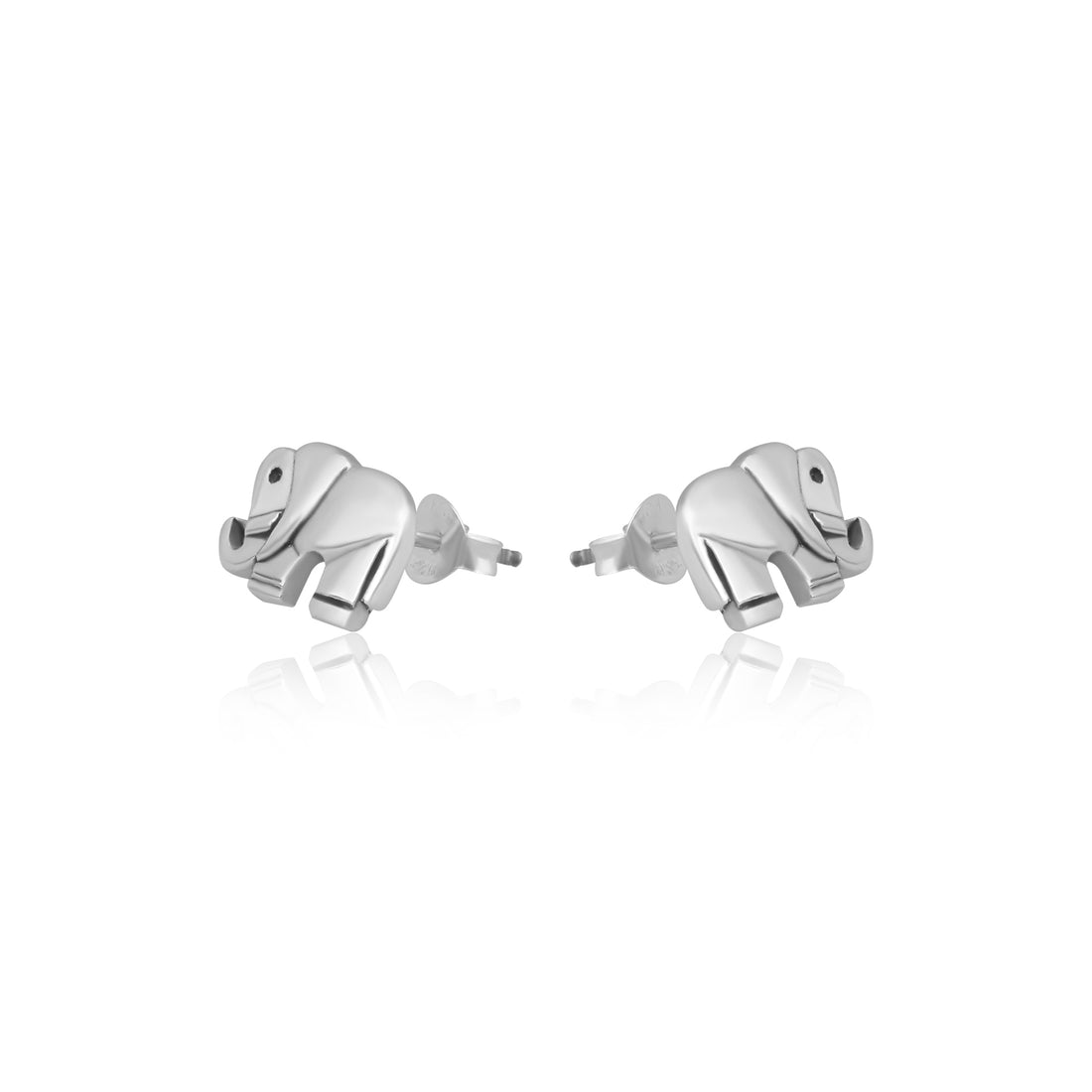 Oxodized Elephant Earrings