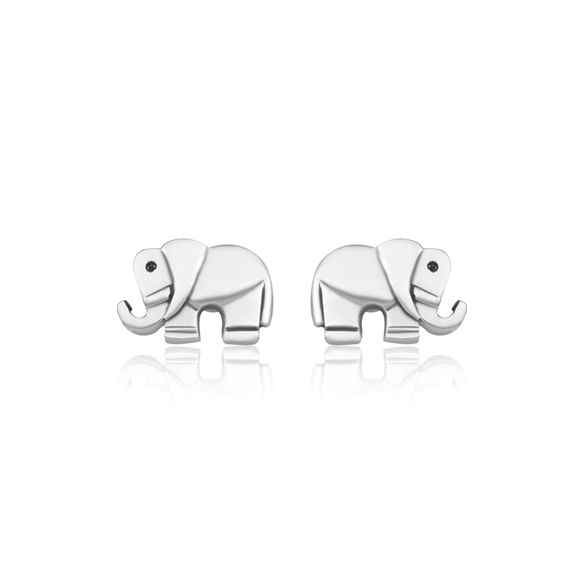 Oxodized Elephant Earrings