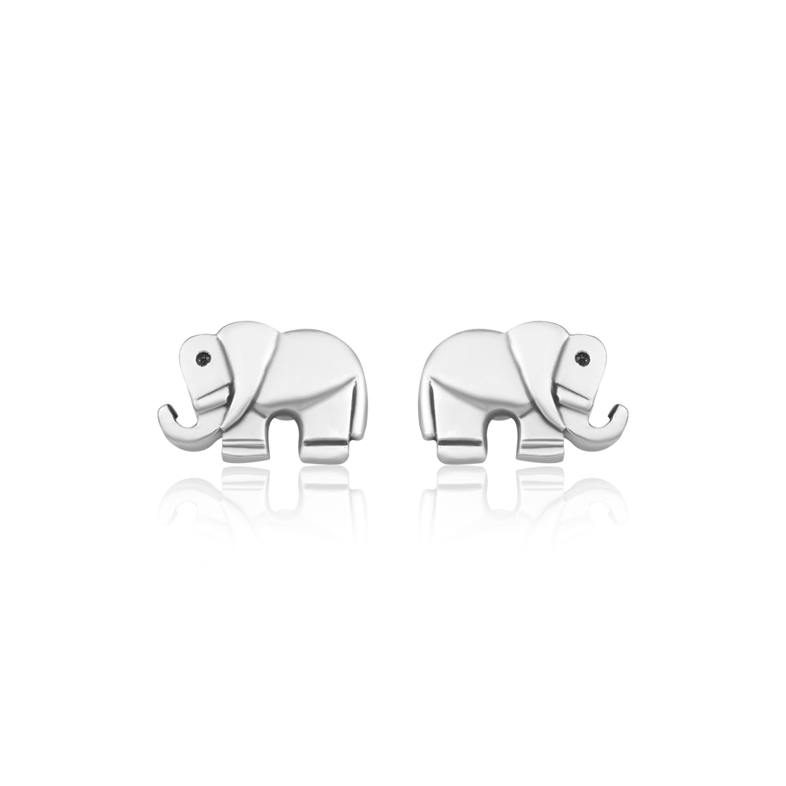 Oxodized Elephant Earrings