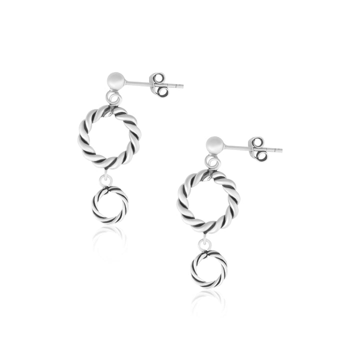 Twisted Hanging Earrings