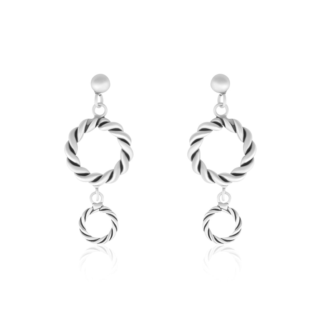 Twisted Hanging Earrings
