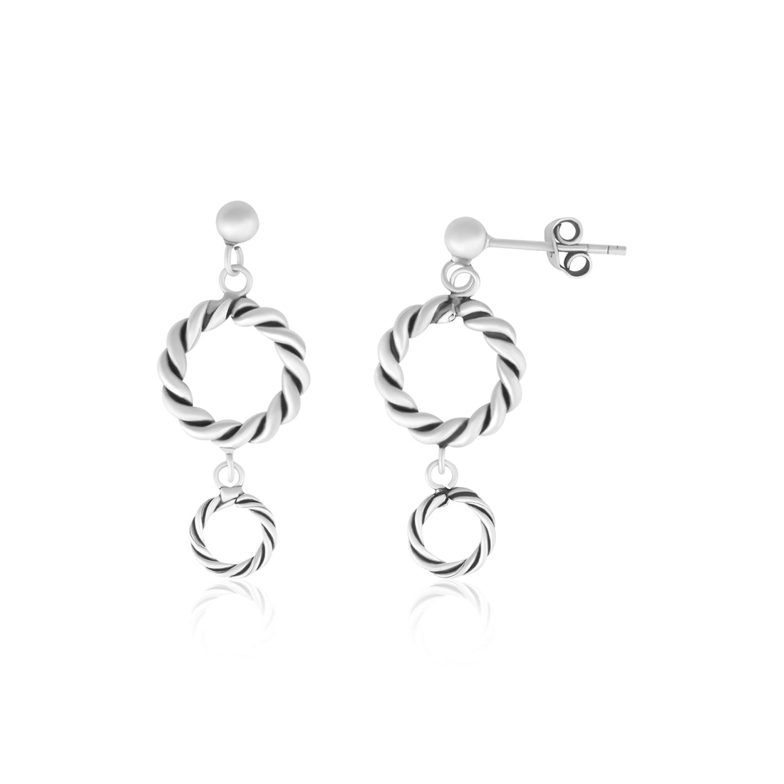 Twisted Hanging Earrings