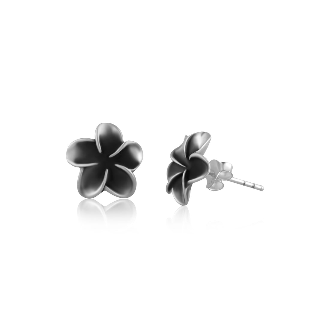 Flower Oxidized Earrings