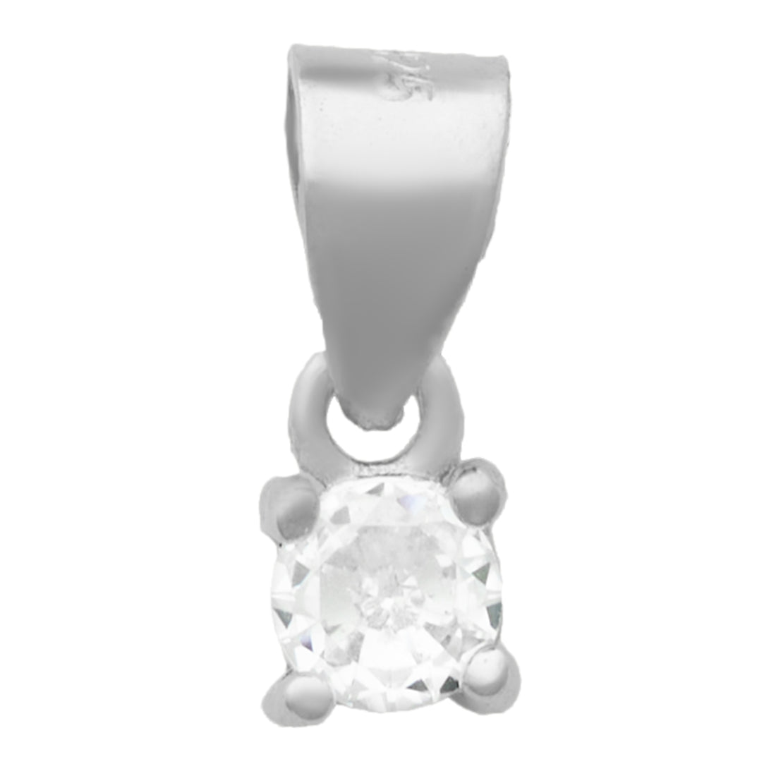 Solitaire Charm Pendant