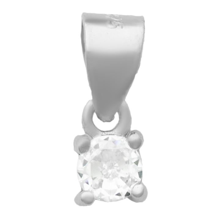 Solitaire Charm Pendant