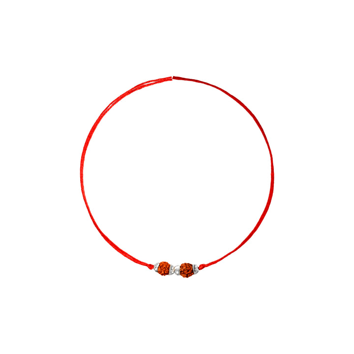 Eternal Double Rudraksh Rakhi