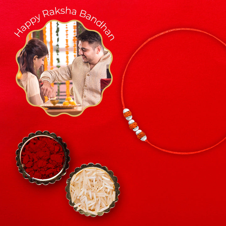 Divine 3 Rudraksh  Rakhi