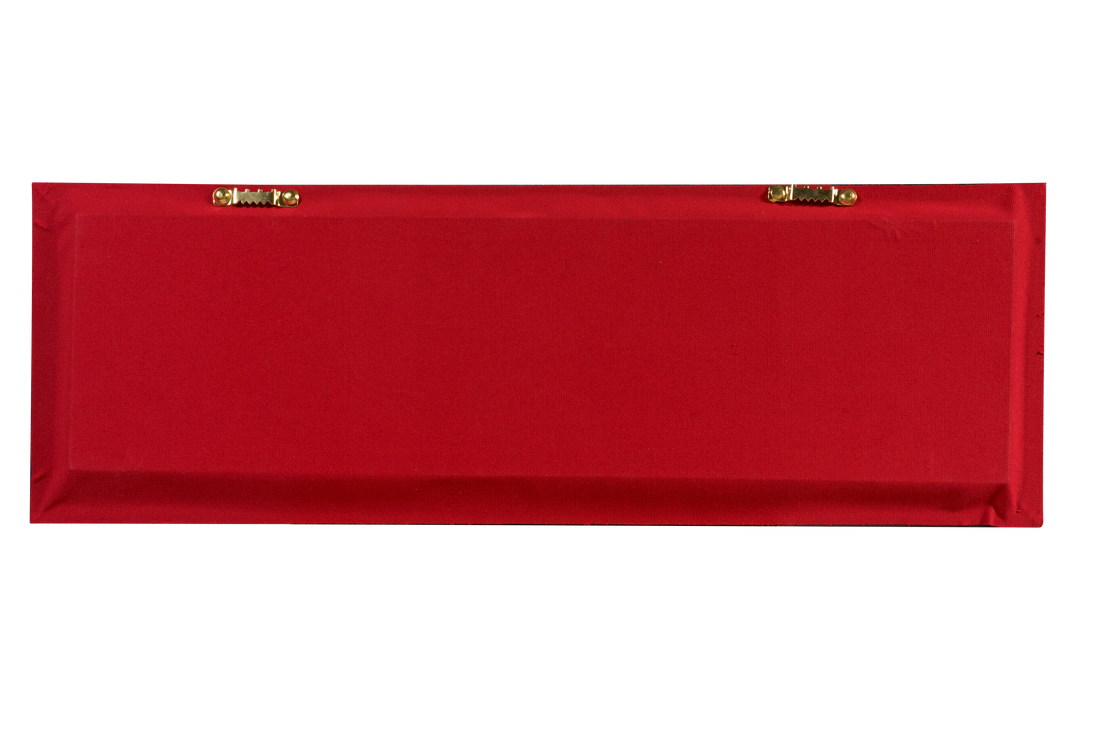 Tvish 999 Silver Ashtamangal Drshan Wooden Frame, L 21 x H 7 Inches