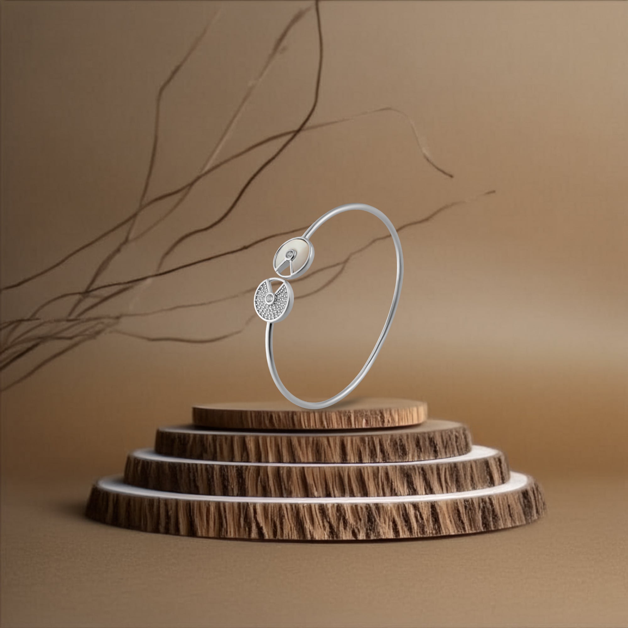 Double Charm Diamond Kada