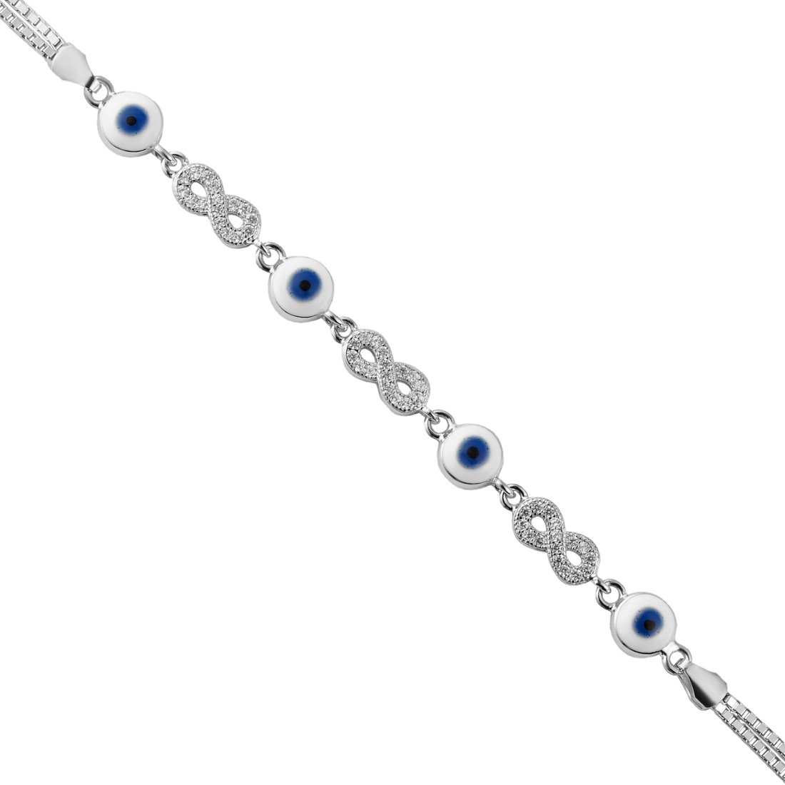 Evil Eye Infinity Bracelet