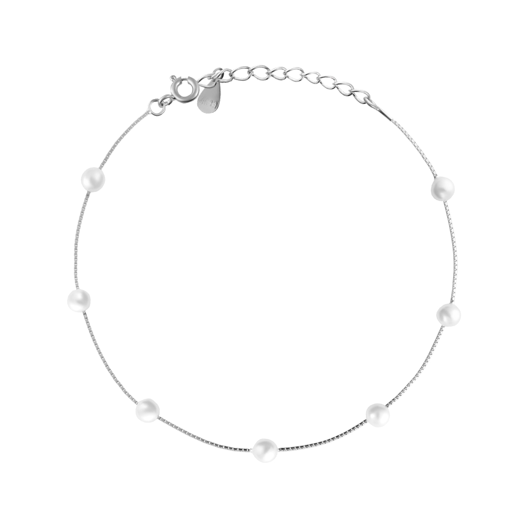 Single Line Pearl Bracelet