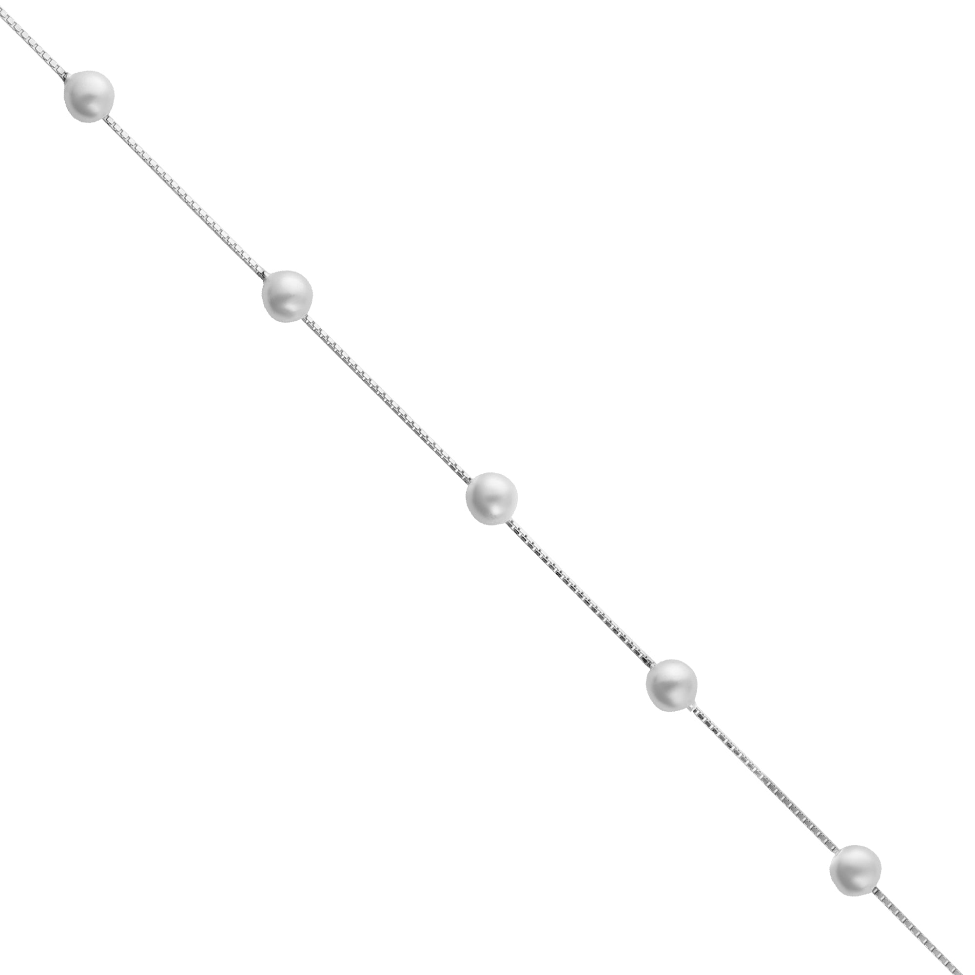 Single Line Pearl Bracelet