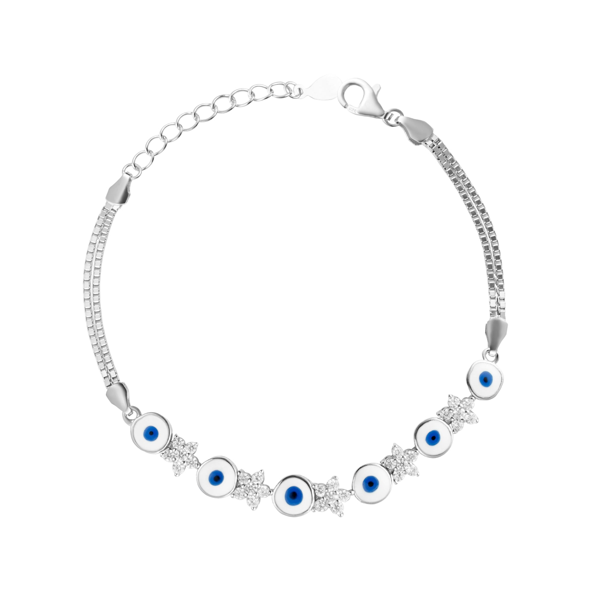 Charming Star Evil Eye Infinity Bracelet