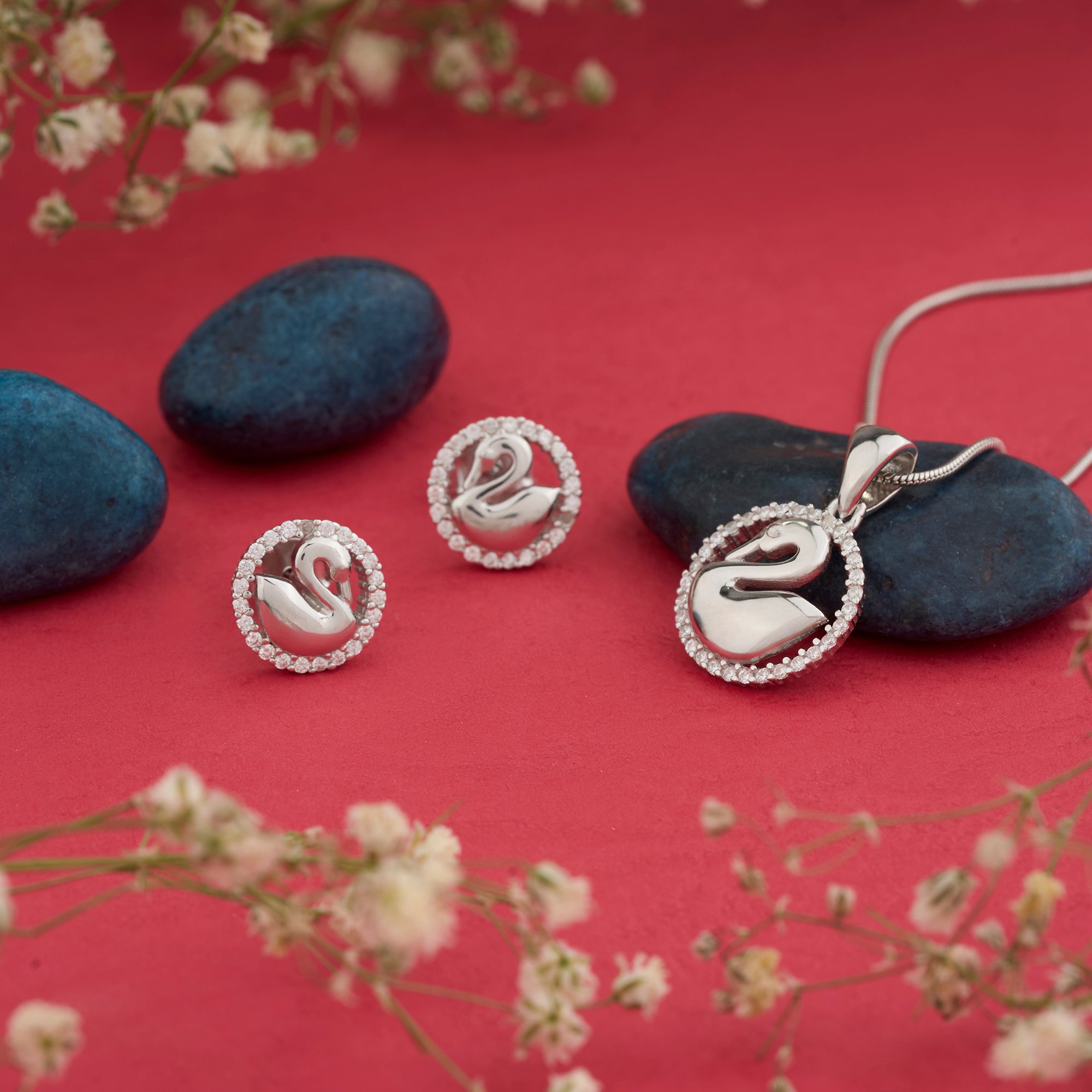 Crystal Gingerbread Charm Set