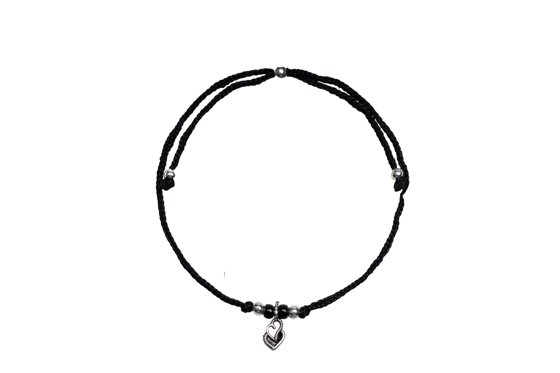 Mini Double Hearted Anklet