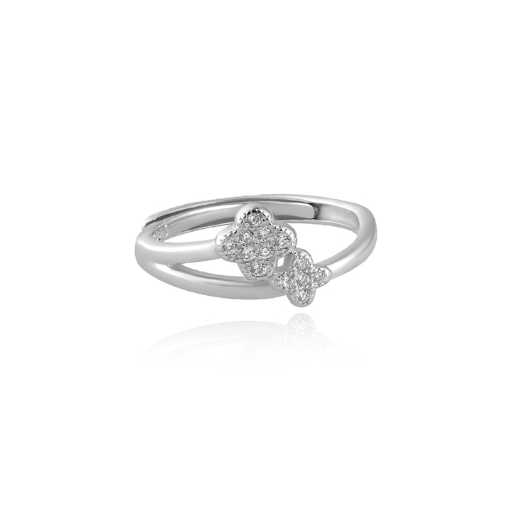 Dual Flower Ring