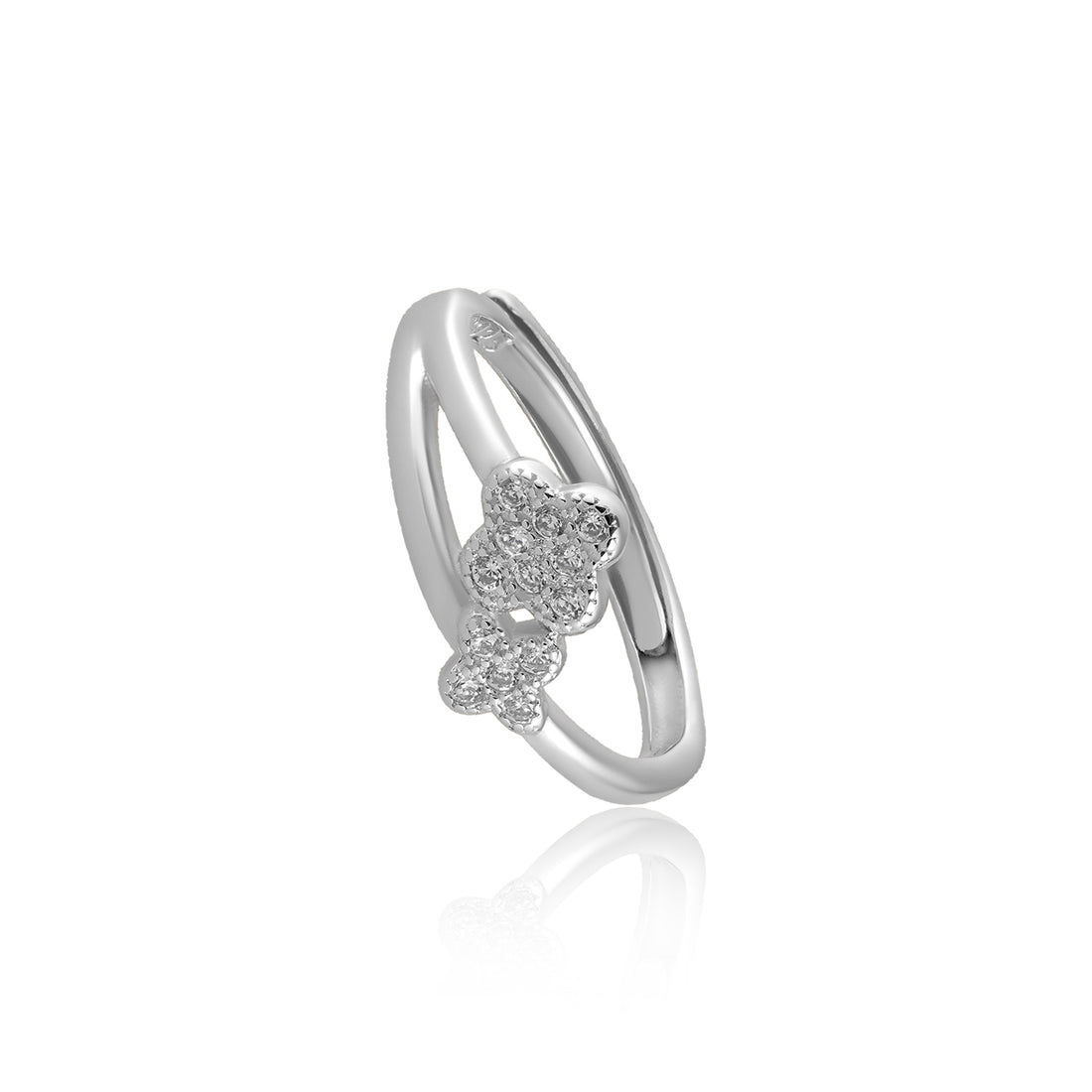 Dual Flower Ring