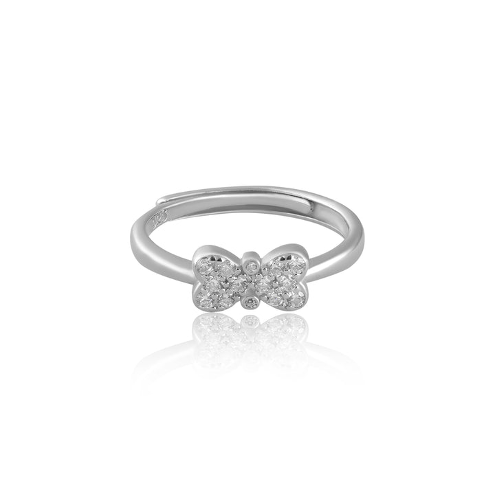 Silver Bow Ring