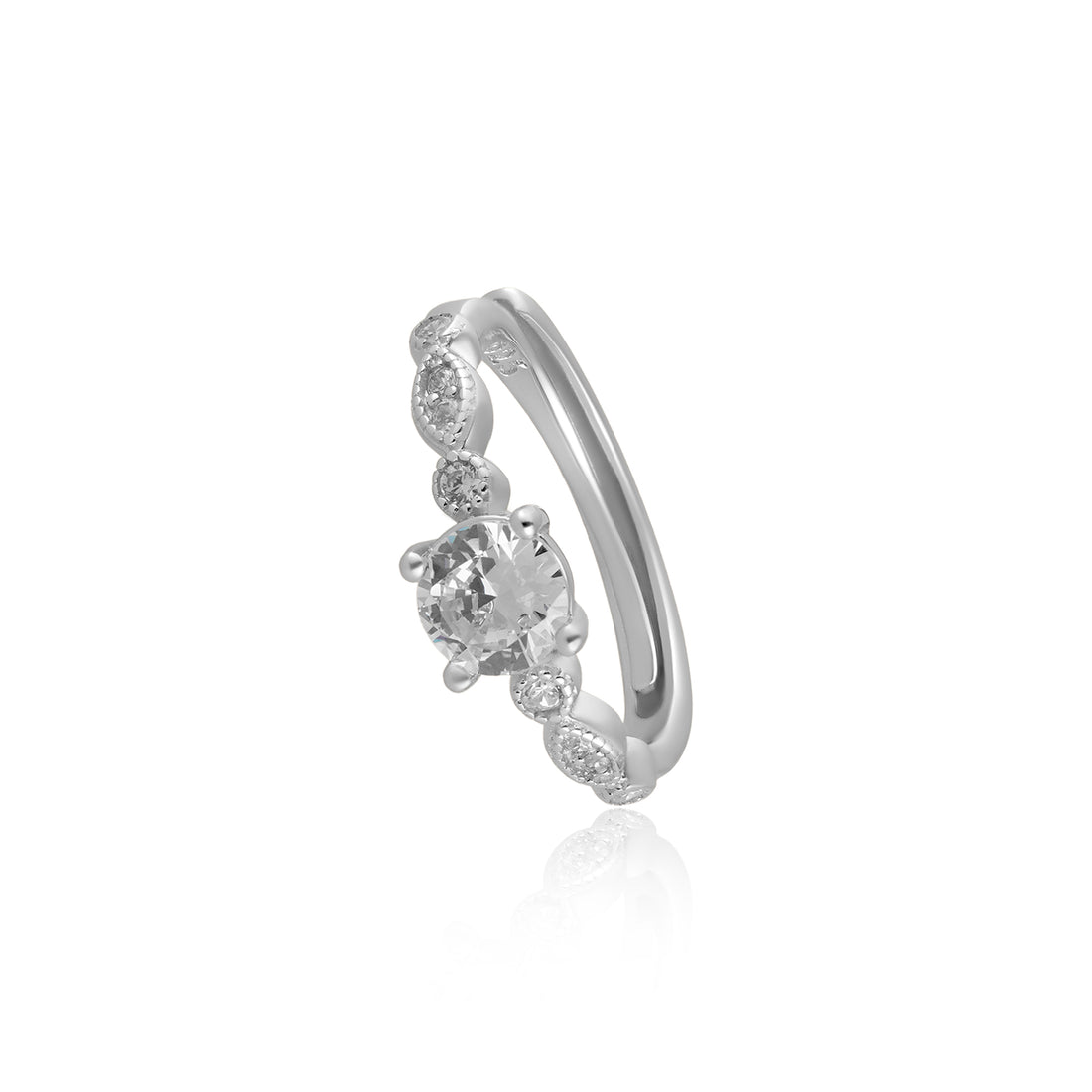 Elegant Charm CZ Diamond Ring