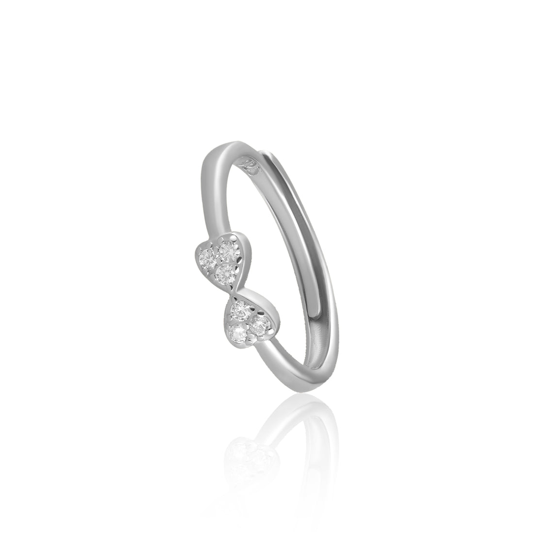 Celestial Silver Bow Ring