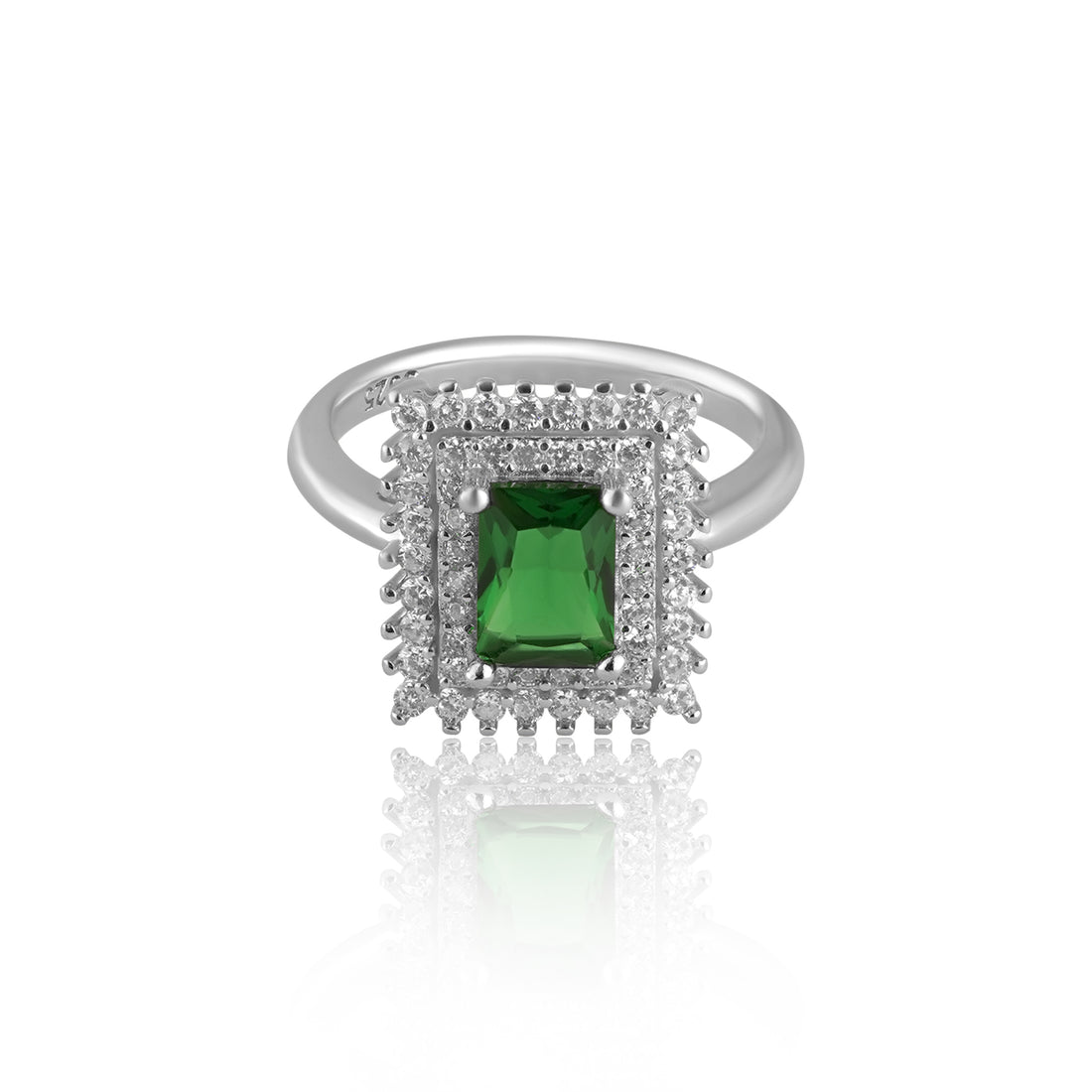 Green Sapphire Silver