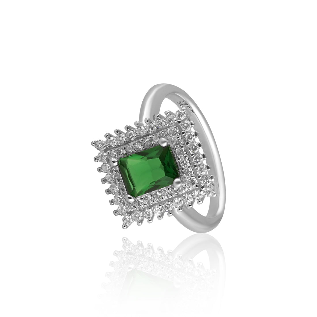 Green Sapphire Silver