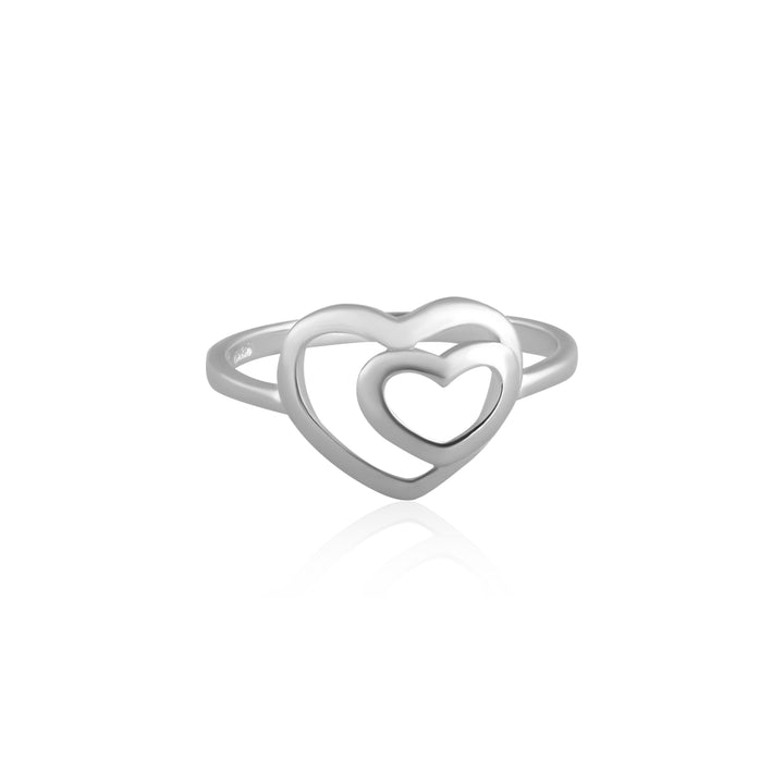 Glacial Glow Heart Ring