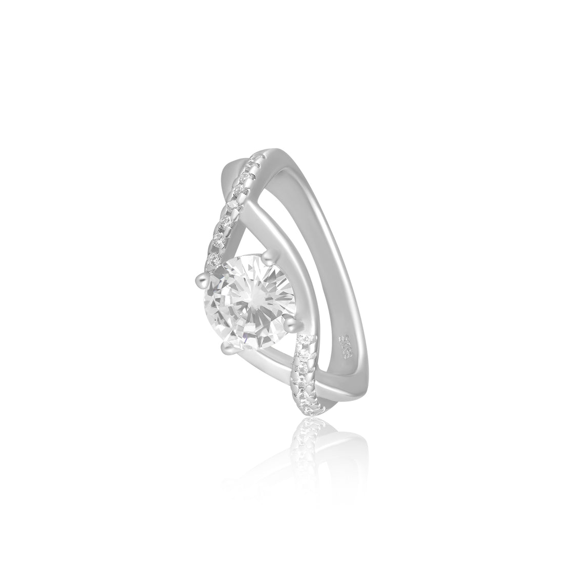 Sterling Aurora Infinity Ring