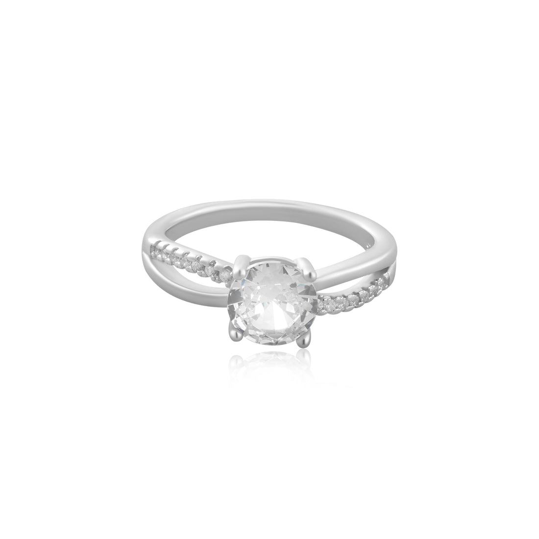 Diamond Cascade Infinity Ring