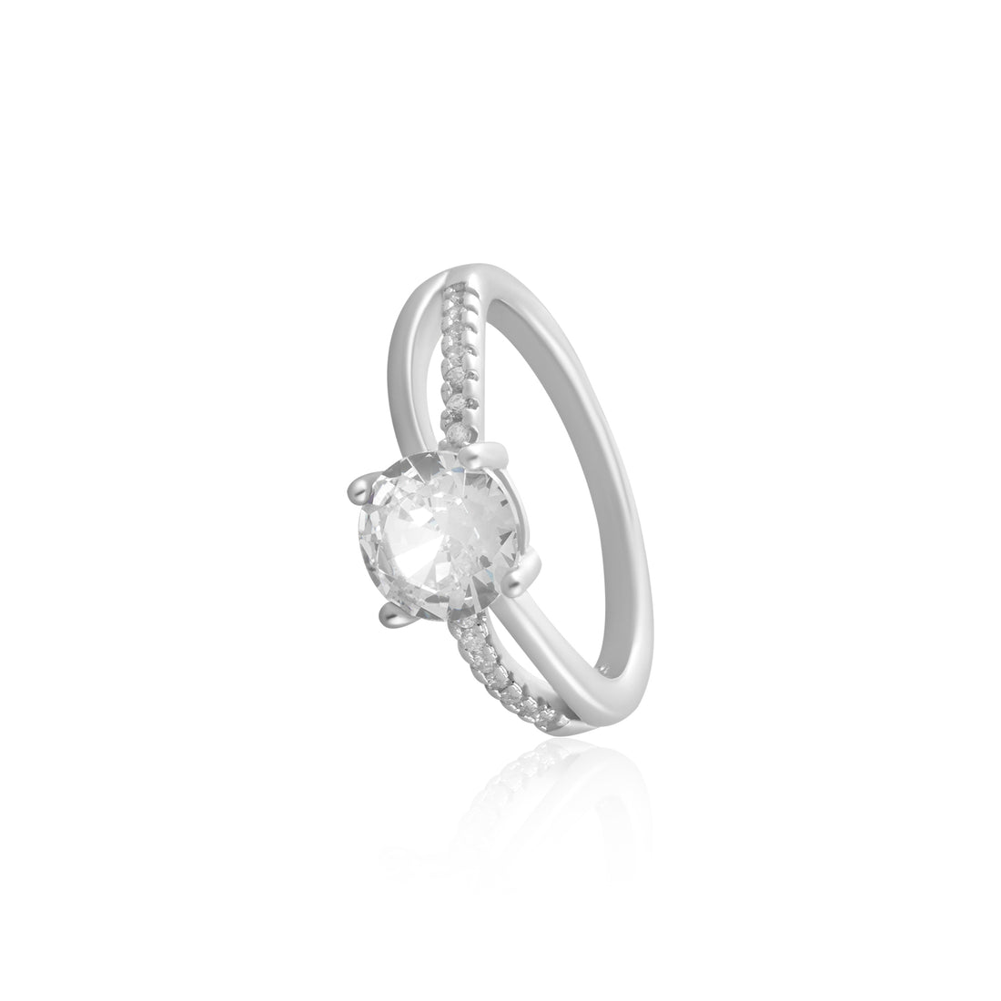 Diamond Cascade Infinity Ring