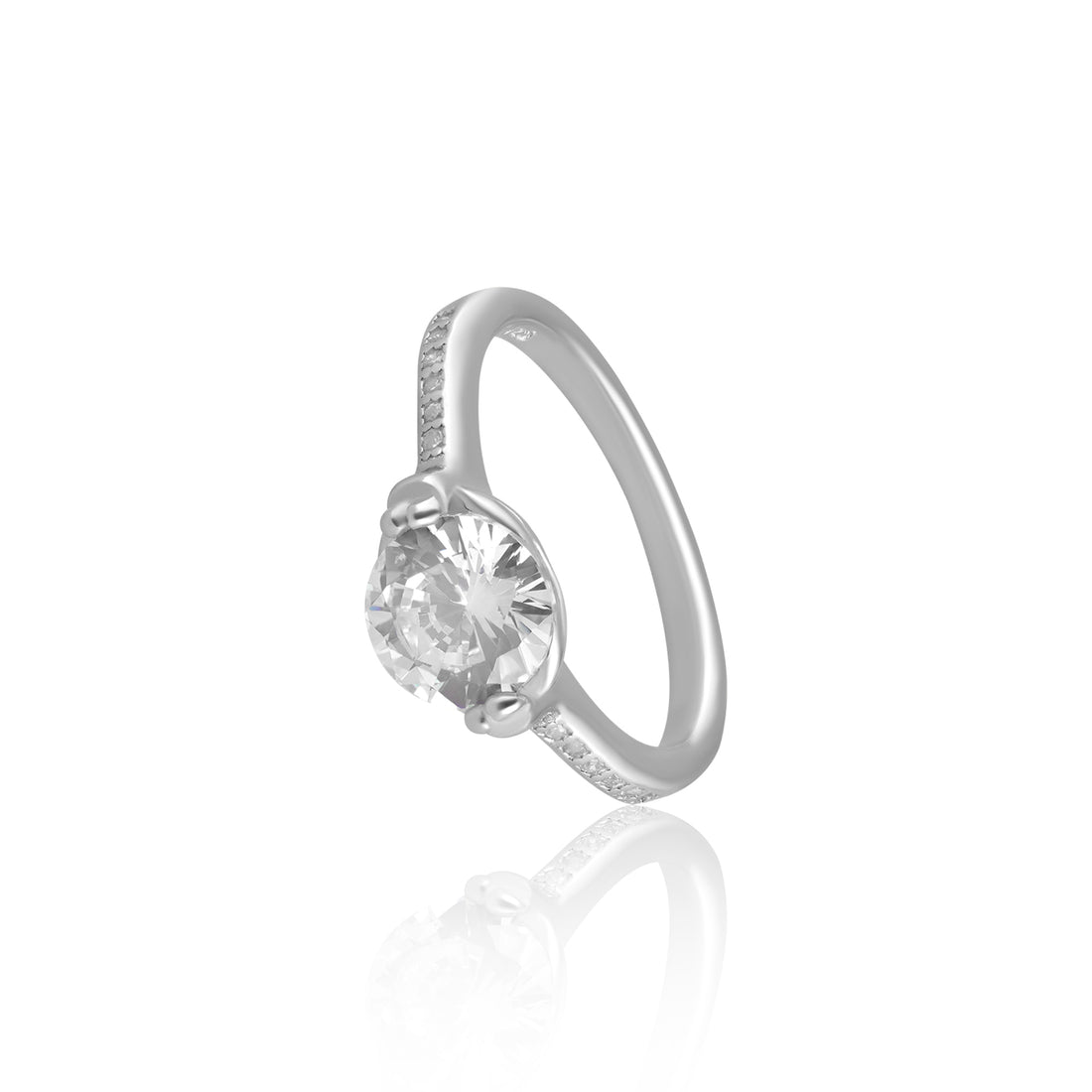 Silver Blaze Diamond Ring