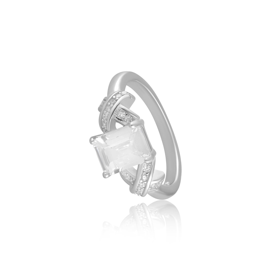 Silver Brilliance Diamond Ring
