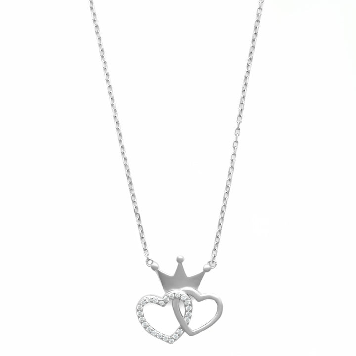 Crown Hearted  Necklace