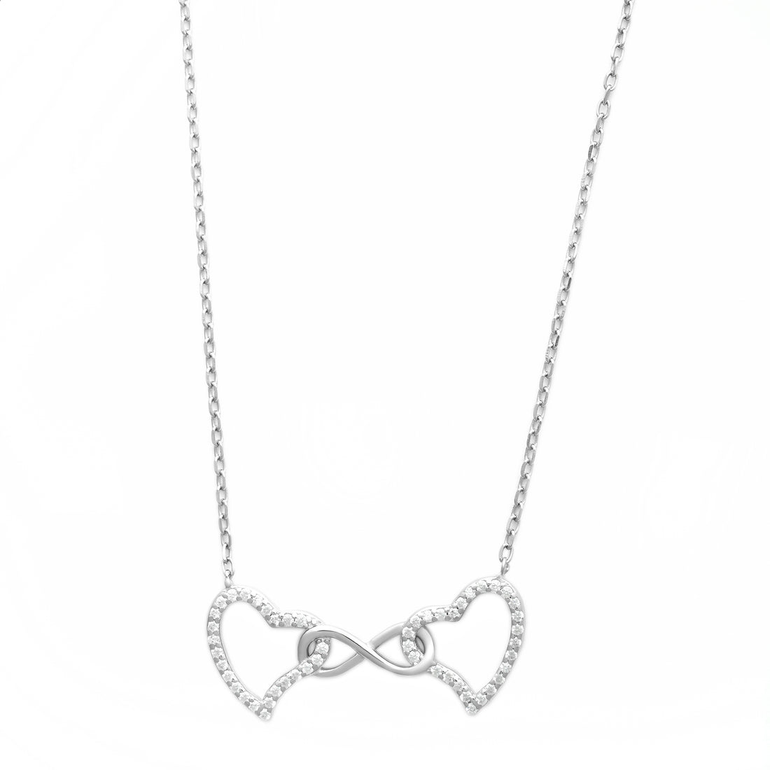 Heart Loop in Infinity Necklace