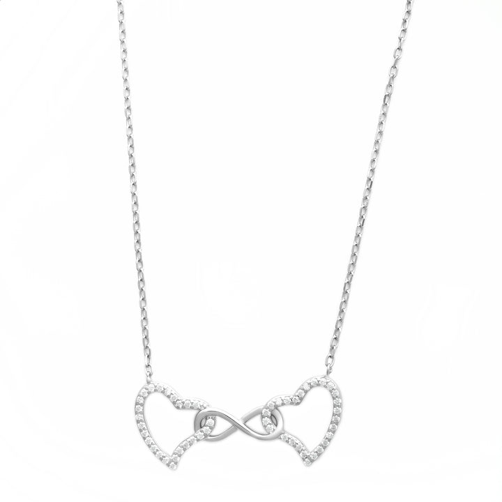 Heart Loop in Infinity Necklace