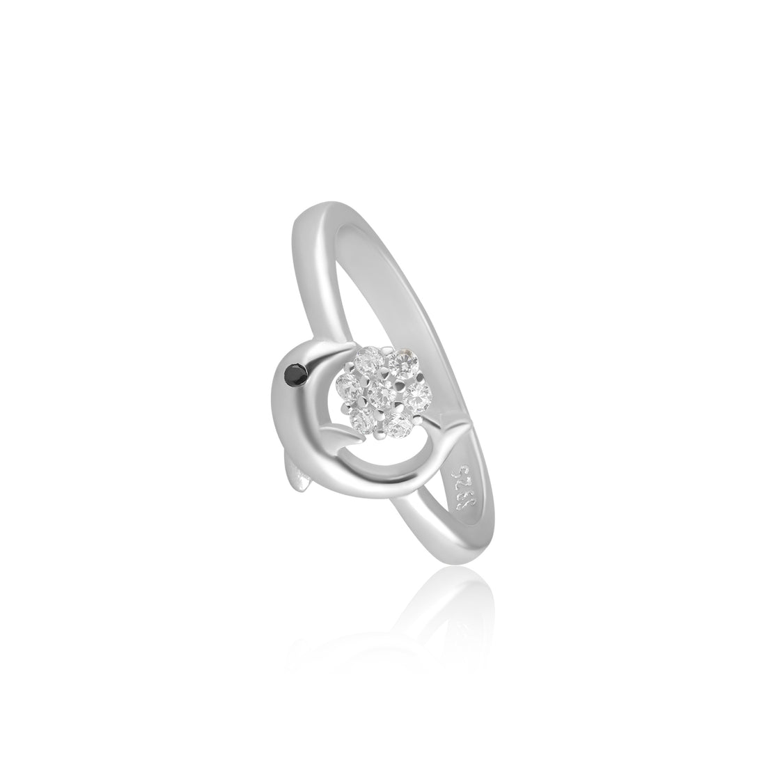 Sterling Silver Dolphin Ring